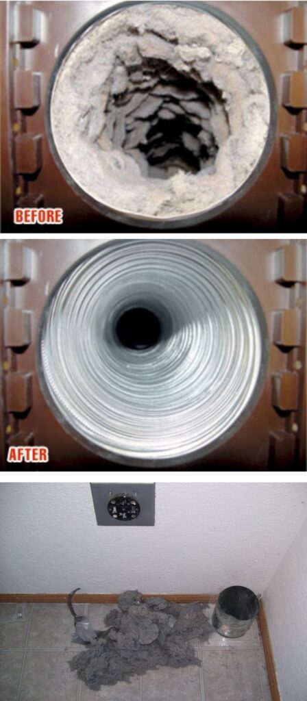 Dryer vent cleaning